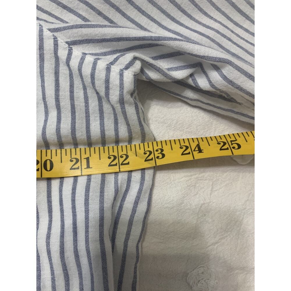 J Jill Tunic XL Top Nautical Striped Contrasting bottom, Lightweight Coastal - Picture 4 of 11
